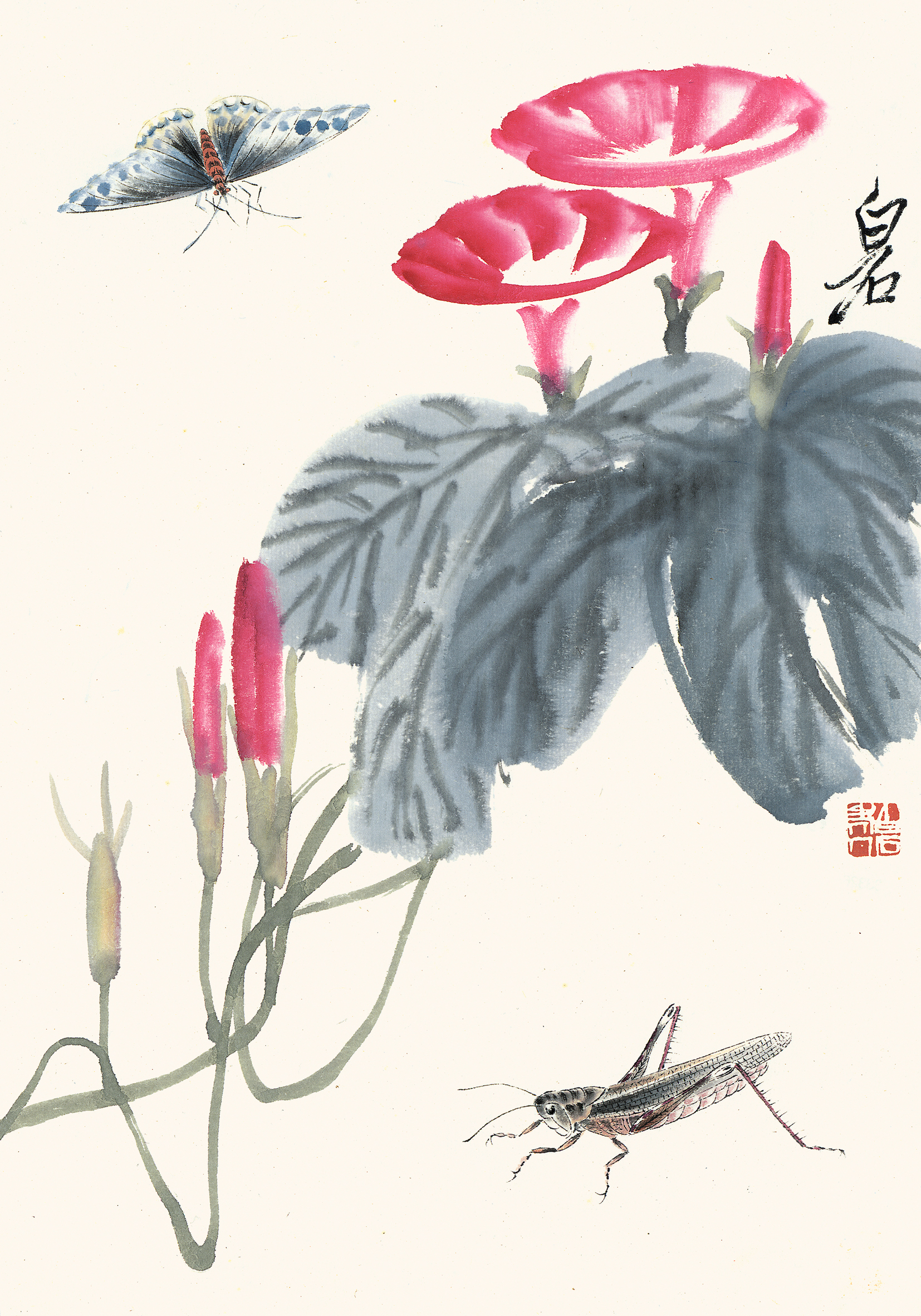 《牵牛花》(图1) 《牵牛花》(图1)