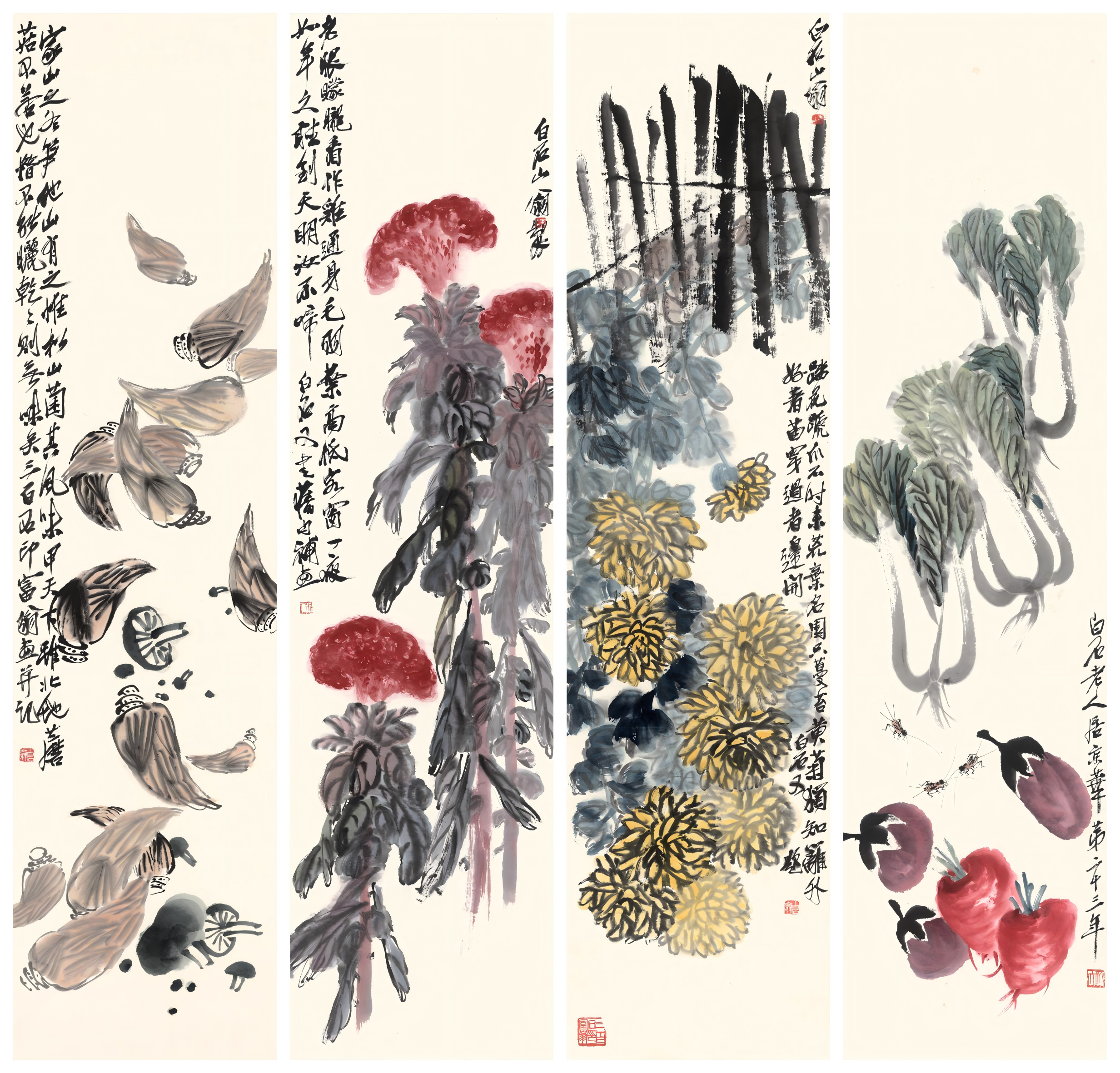 《四福图》(图1)