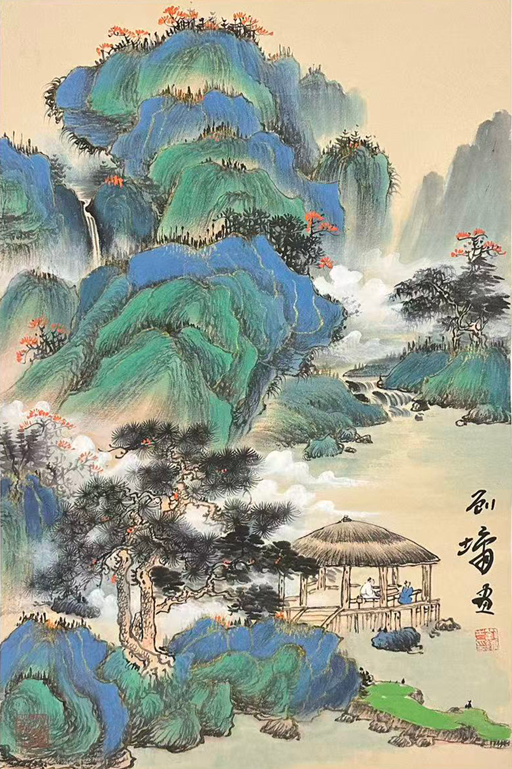 "刘墉"画家画作鉴赏(图4)