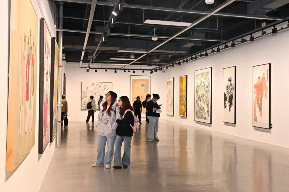 第六届中国画展览在西安开幕,汇聚全国水墨精品(图2) 第六届中国画展览在西安开幕,汇聚全国水墨精品(图2)